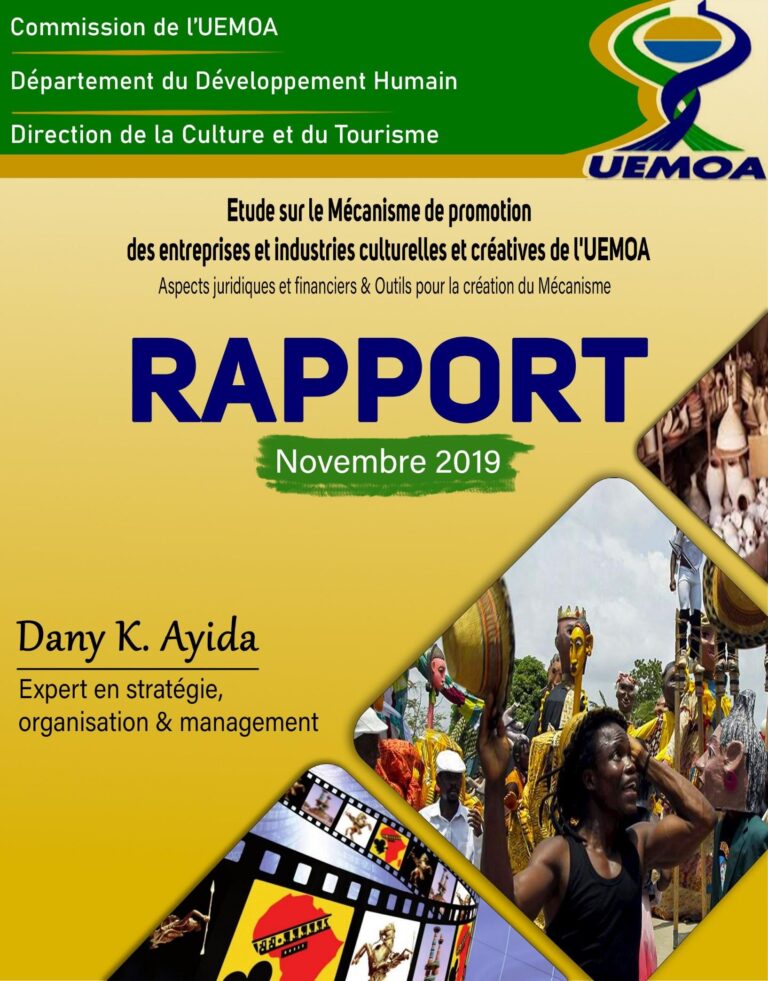Mécanisme de promotion des entreprises et industries culturelles et créatives de l’UEMOA