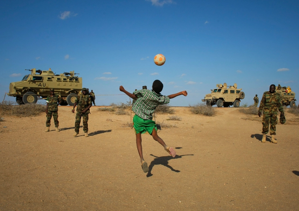 Ugandan soldiers serving African Union