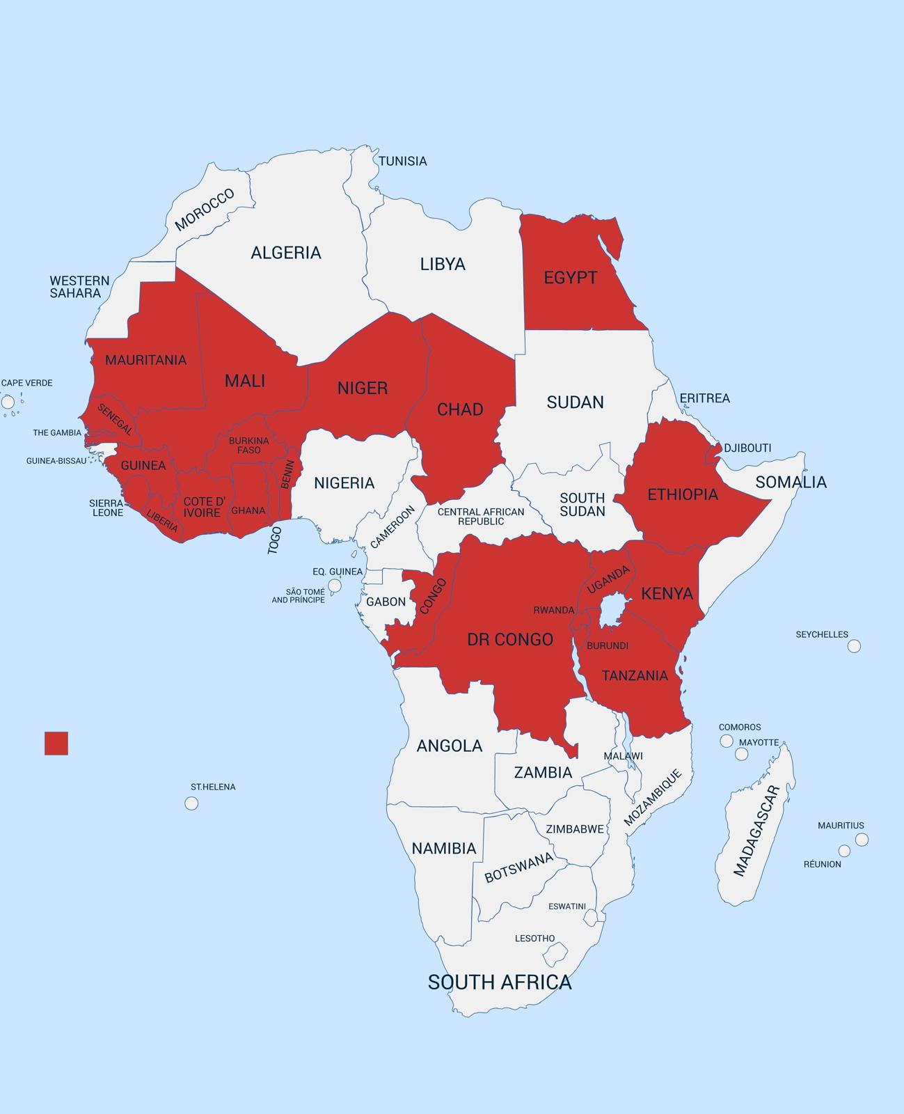 Africa Label Group presence across Africa